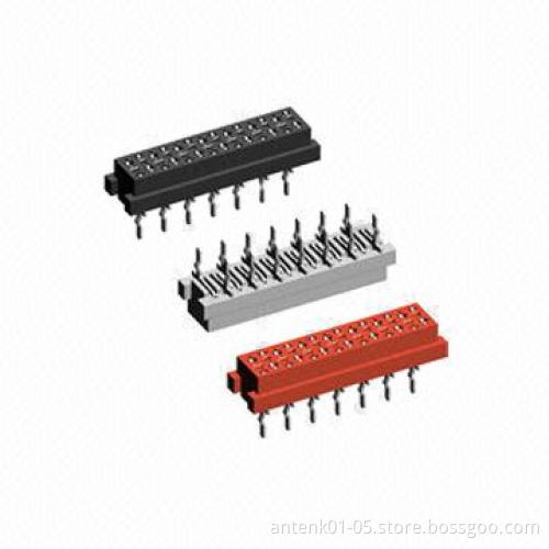 1.27mm Micro Match Socket DIP/Top Entry Female Connectors with RoHS Mark
